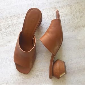 Zara Leather Mules